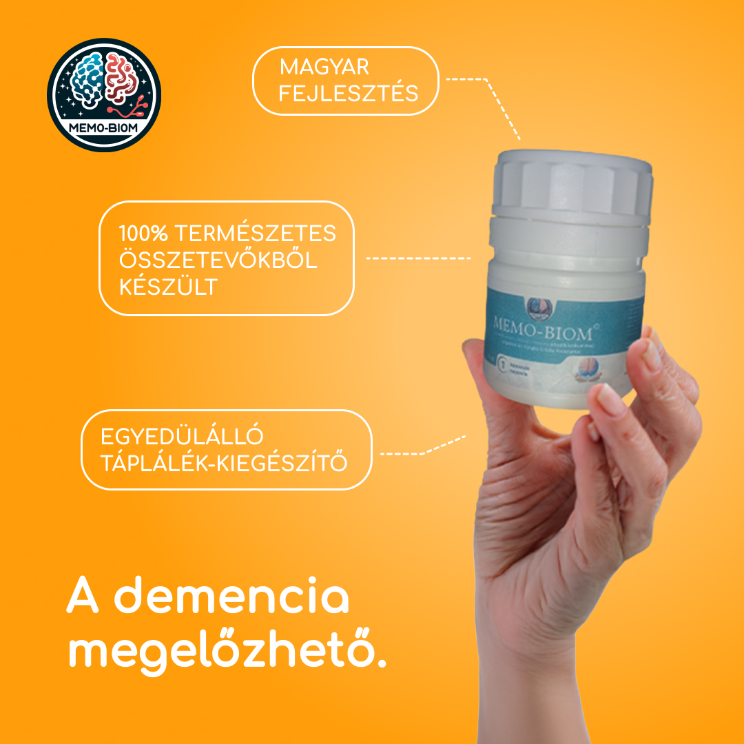 Demencia megelőzésére természetes táplálékkiegészítő – mit érdemes tudni a MEMO-BIOM® szerepéről?